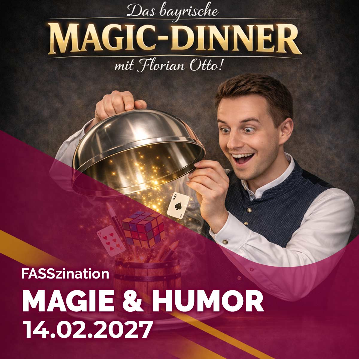 magic-Dinner mit Florian Otto im Hohenthanner Brauereigasthof