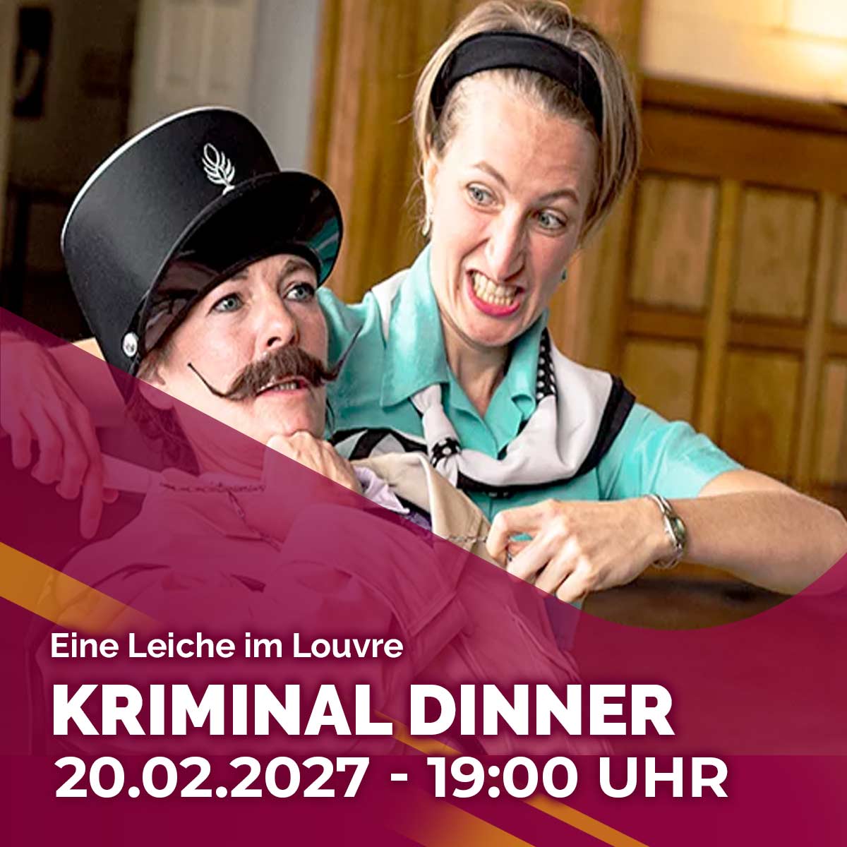 Das Kriminal Dinner - Eine Leiche im Louvre im Hohenthanner Brauereigasthof